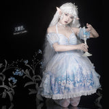 Swan Castle ~ Classic Lolita JSK Dress for Wedding by YLF