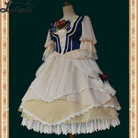 Miss Snow ~ Sweet Lolita Corset Top & Skirt Set by Infanta