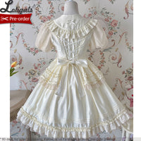 Confused Fox ~ Embroidered Casual Lolita Dress Peter Pan Collar Doll Dress by Alice Girl ~ Pre-order