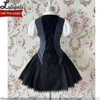 London Girl ~ Cool Lolita Dress with Detachable Sleeves by Alice Girl ~ Pre-order