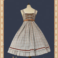 Lost in Fog ~ Cool Plaid Lolita JSK Dress by Infanta