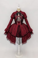 Broken Heart ~ Gothic Lolita Dress Asymmetrical Midi Party Dress by Alice Girl ~ Pre-order