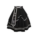Thorns War ~ Military Style Lolita Skirt & Cape Uniform Set by YLF