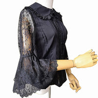 Sweet Women's Shirt Vintage Flare Sleeve Lolita Blouse by Infanta