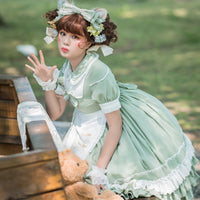 Miss Dandelion ~ Sweet Short Sleeve Lolita Dress by Yomi