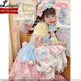 Candy Cat ~ Sweet Lolita Salopette Dress by Alice Girl ~ Pre-order