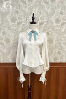 Vintage Doll Family ~ Gothic Lolita Shirt Long Bishop Sleeve Blouse by Alice Girl ~ Pre-order