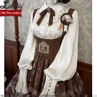 Vintage Doll Family ~ Gothic Lolita Shirt Long Bishop Sleeve Blouse by Alice Girl ~ Pre-order