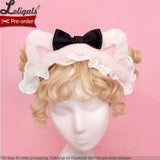 Candy Cat ~ Sweet Lolita KC Headpiece by Alice Girl ~ Pre-order