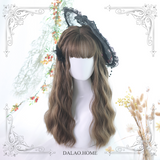 Hollian ~ Harajuku Long Curly Wig Wavy Lolita Wig with Bangs