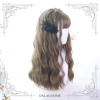 Hollian ~ Harajuku Long Curly Wig Wavy Lolita Wig with Bangs