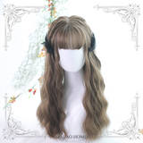 Hollian ~ Harajuku Long Curly Wig Wavy Lolita Wig with Bangs