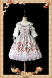 Sweet Cinderella Printed Lolita Mini JSK Dress Casual Short Dress by Infanta